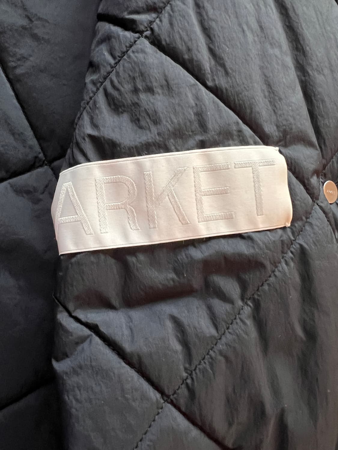 아르켓 Arket 퀼팅 자켓 경량패딩 블랙 상품이미지3