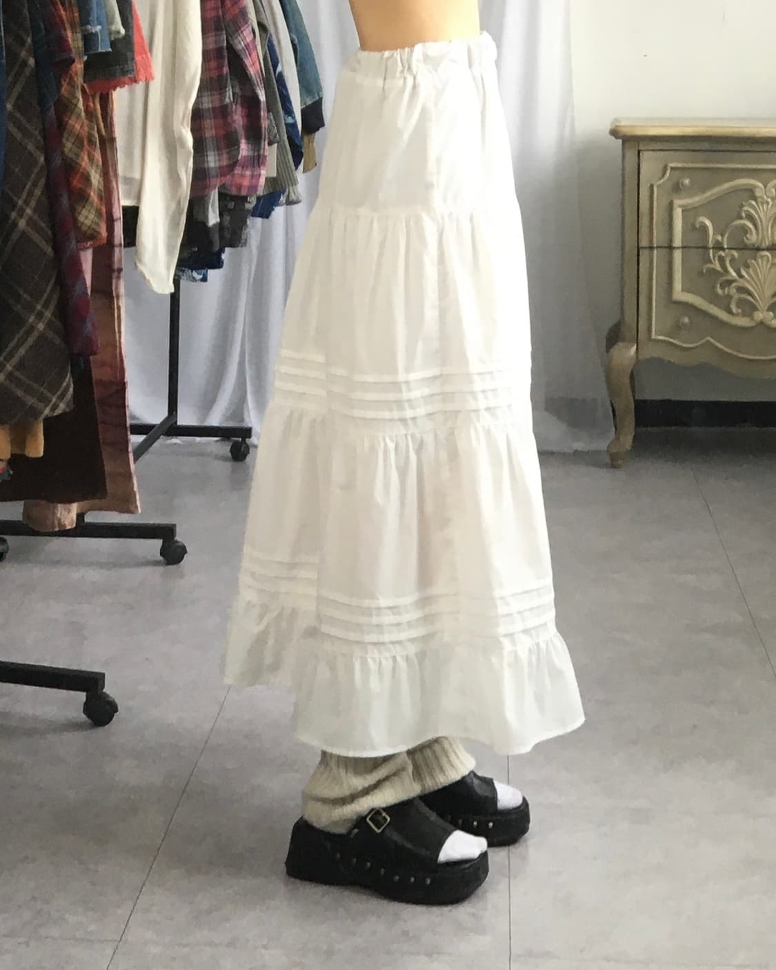 White layer skirt 상품이미지6