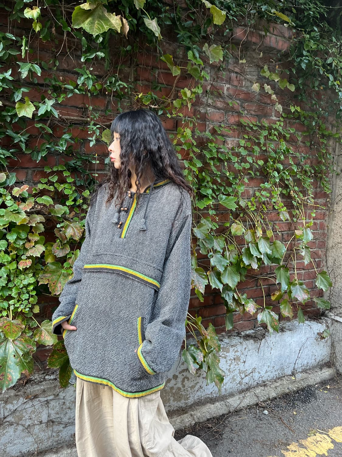 Malaika 히피 헤비코튼 후드 아노락 상품이미지6