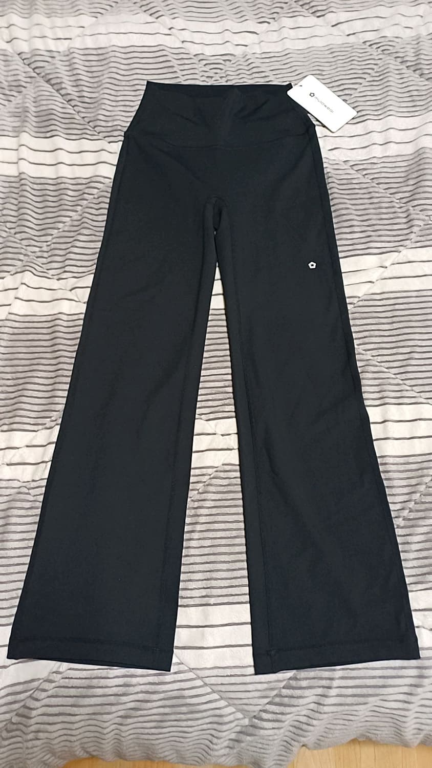 뮬라웨어 미사용 매우미세한약기모 스판팬츠 M 기장94 상품이미지1