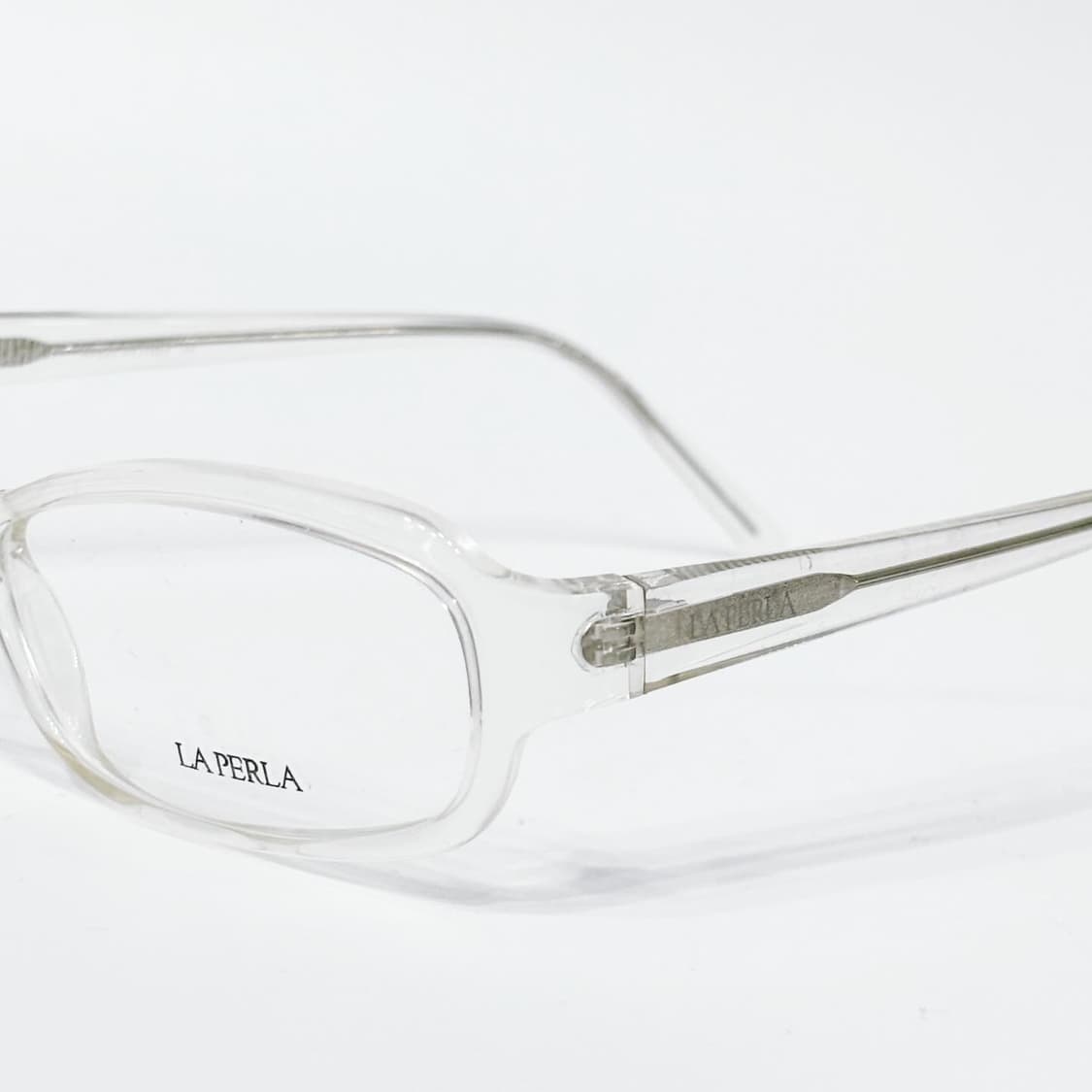 LA PERLA 클리어 뿔테 데드스탁 빈티지안경 상품이미지2