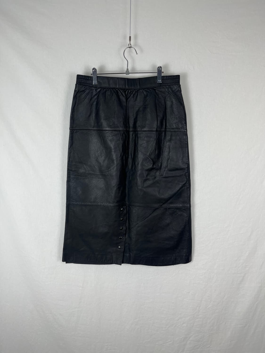 Vintage 소가죽 미디 스커트  상품이미지5