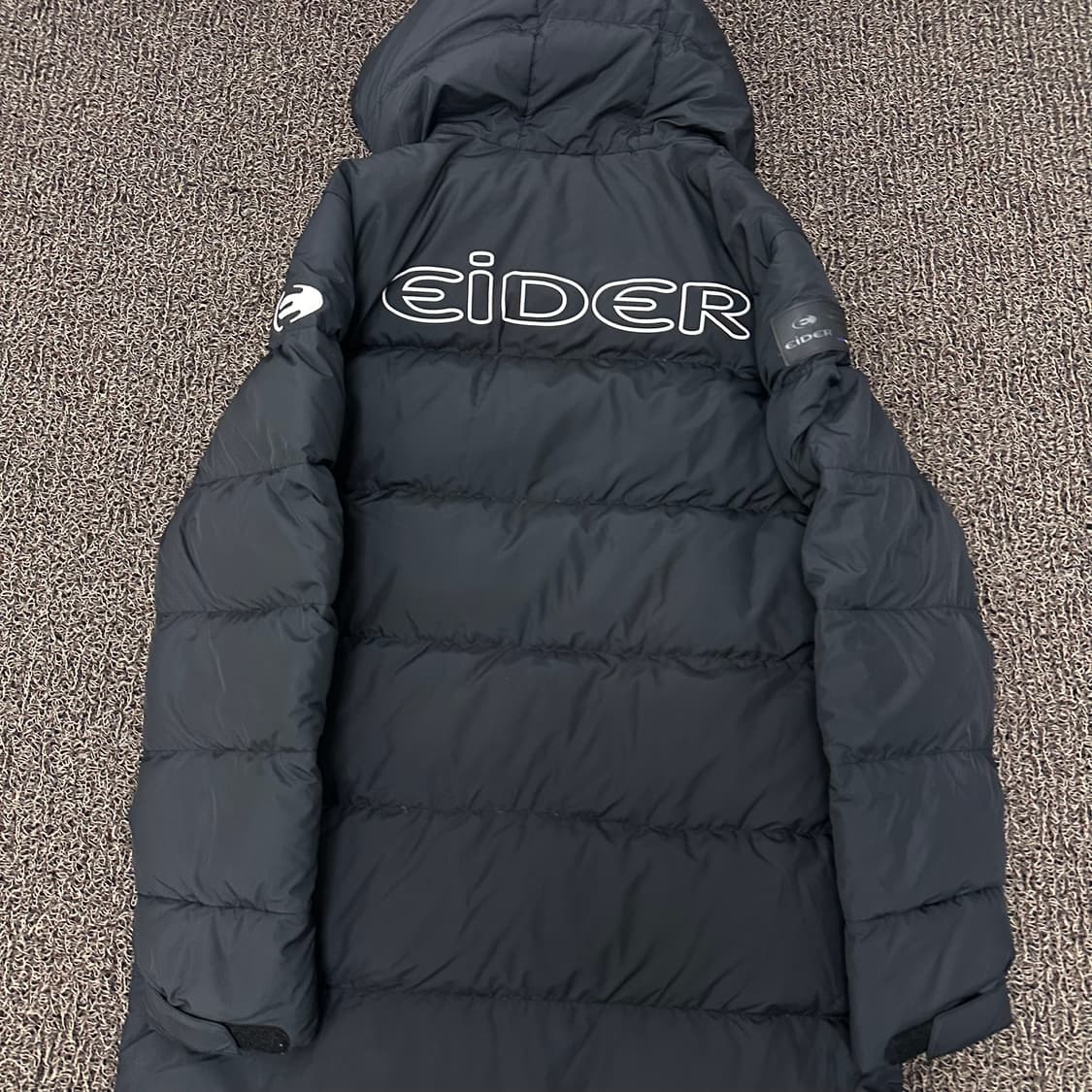 아이더 덕다운 롱패딩 블랙 S 상품이미지5