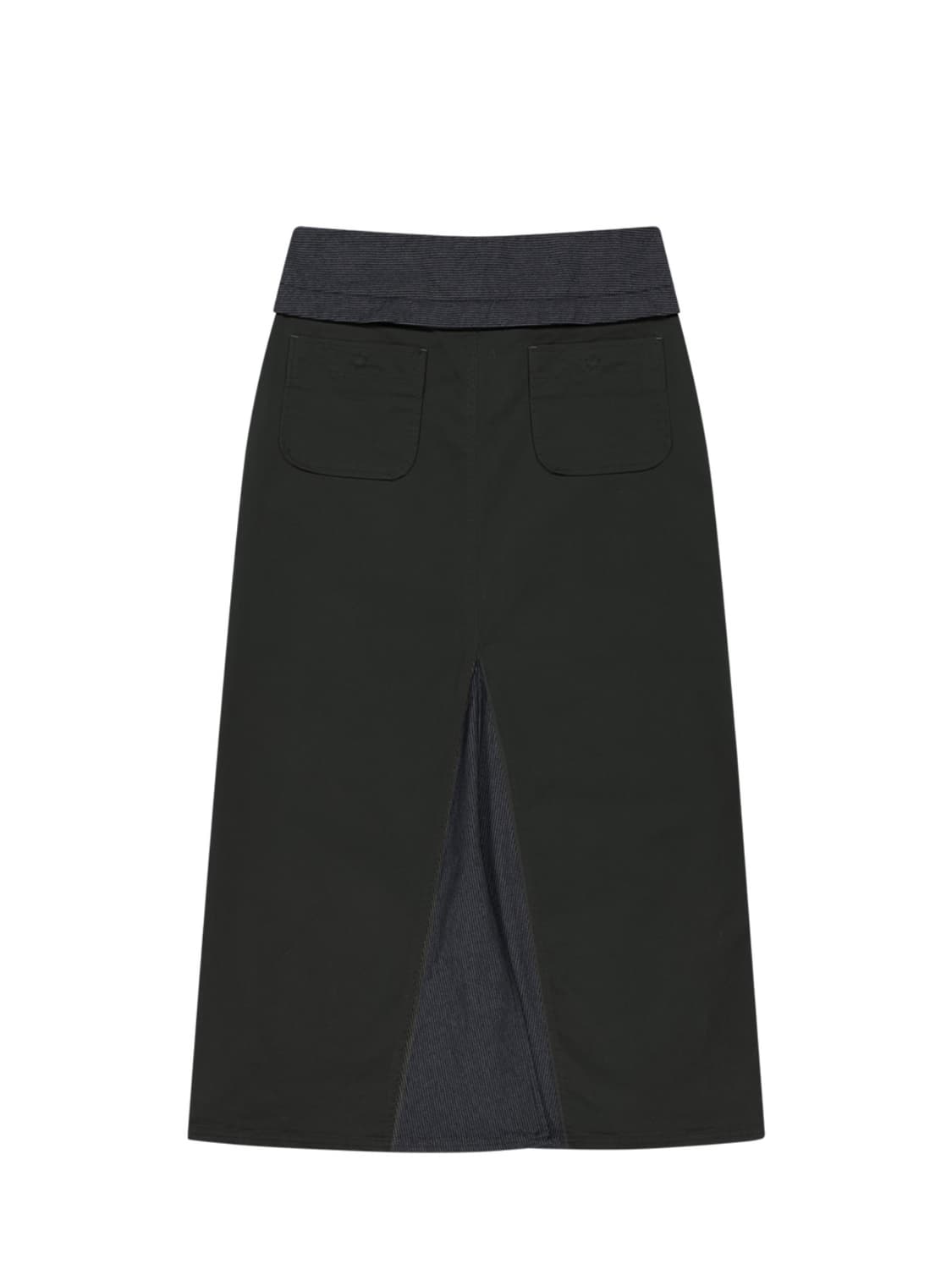 코이세이오 웨이스트 패널 스커트 차콜 2size 상품이미지2