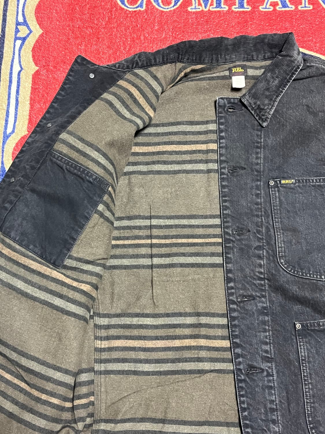 RRL 코듀로이 칼라 데님 자켓 상품이미지5