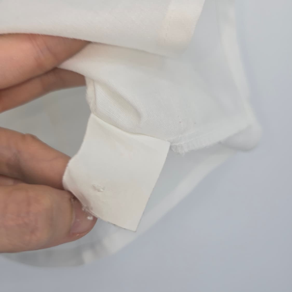 COLELLE 화이트 레이스 칼라 반팔 블라우스 상품이미지8