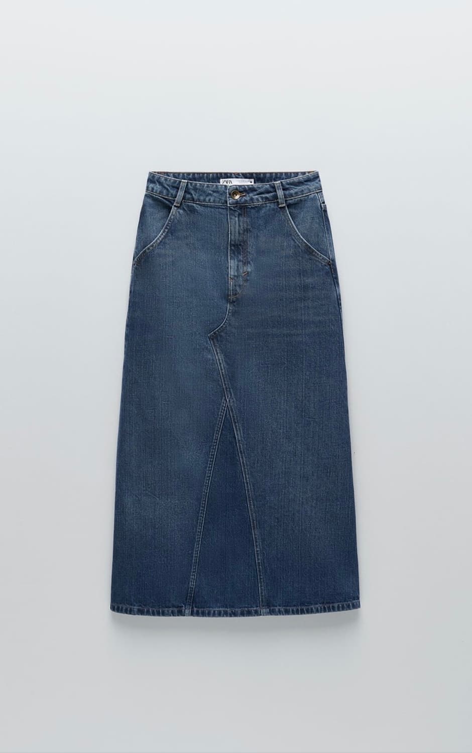 Zara 자라 Denim Premium 70s 미디스커트 (S사이즈) 상품이미지1