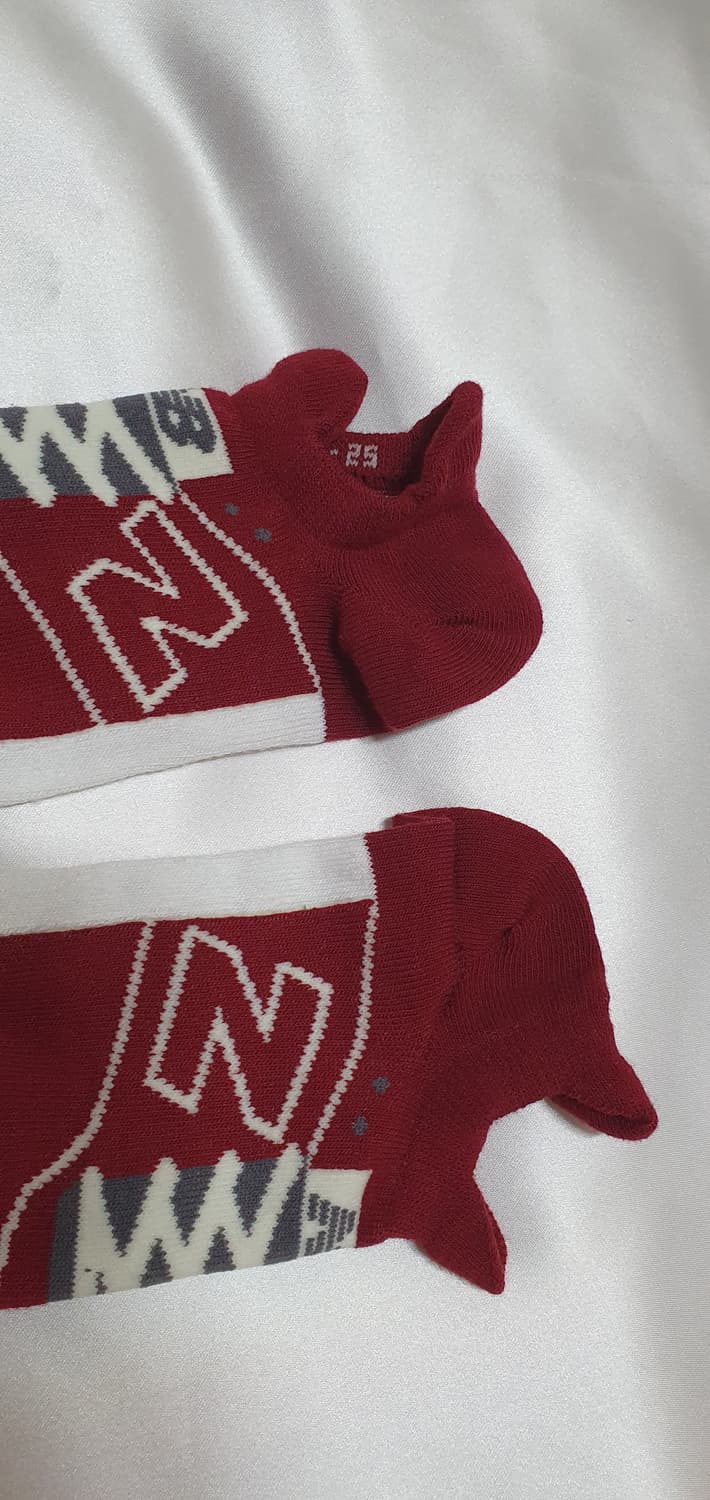 그레이 레드 뉴발란스 숏 단목 양말 상품이미지9