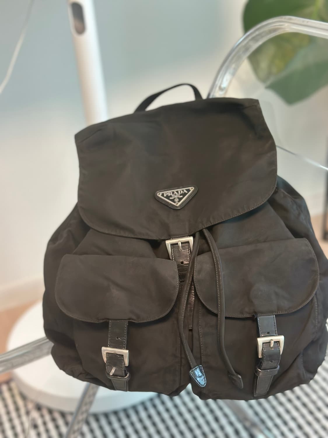 프라다 투포켓 포코노 나일론 백팩 미디엄 상품이미지7
