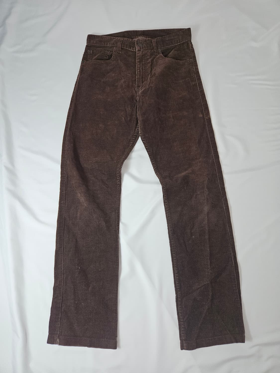 90s 리바이스 505 코듀로이 브라운 데님팬츠 빈티지 30x34 상품이미지6