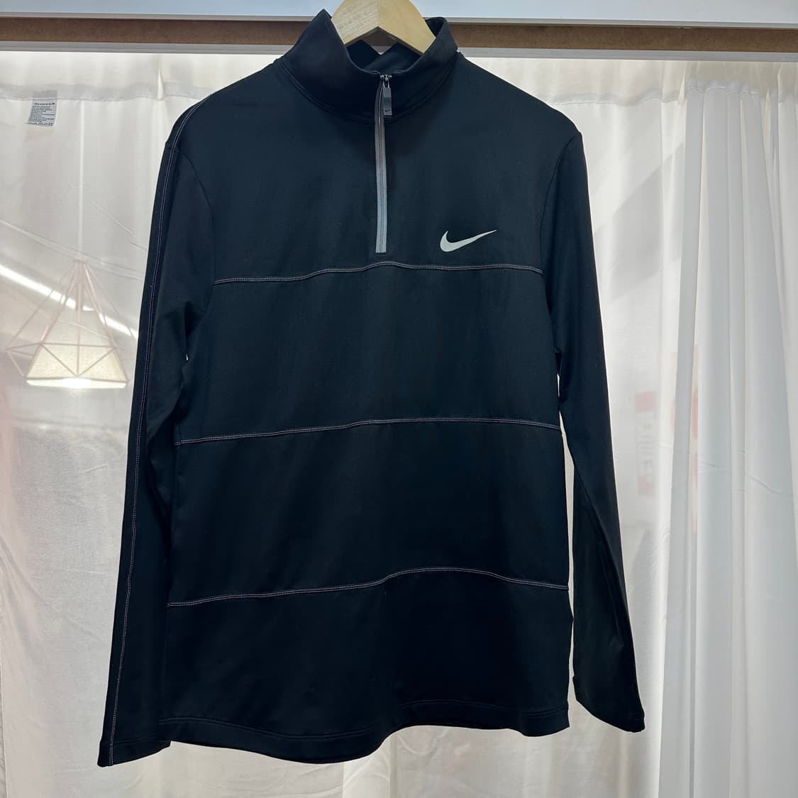 나이키 골프 드라이핏 긴팔티셔츠 블랙 상품이미지1