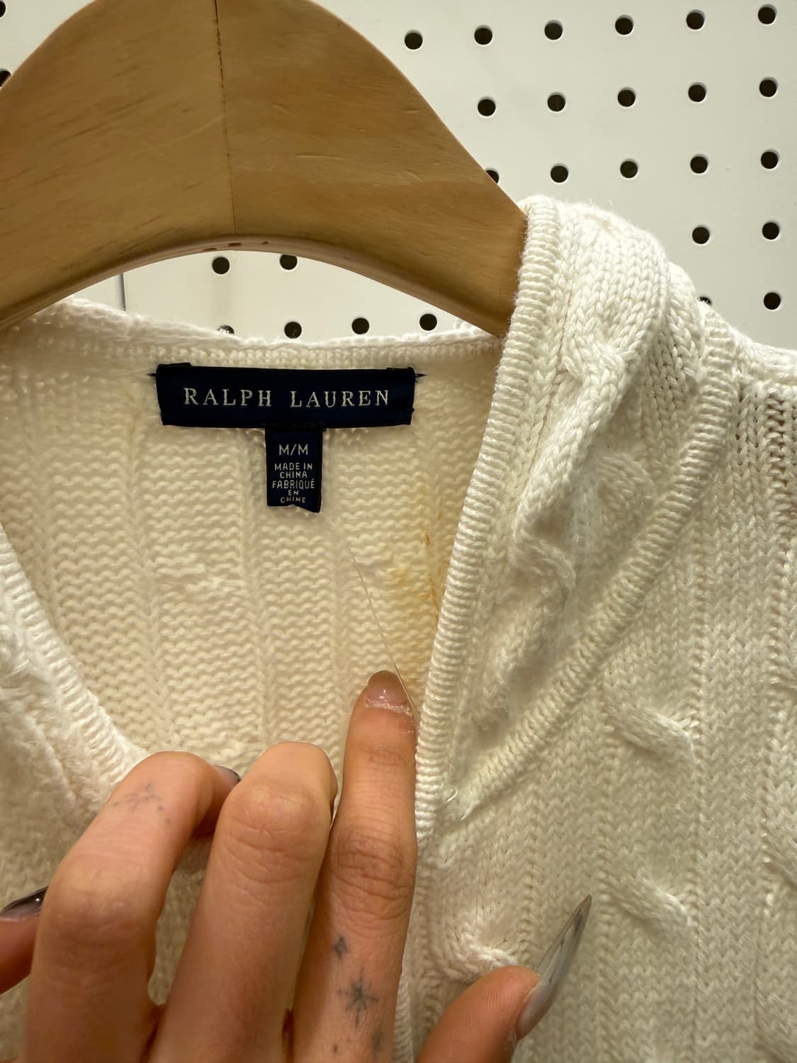 폴로 랄프로렌 케이블 니트 후드 집업 U937 상품이미지5