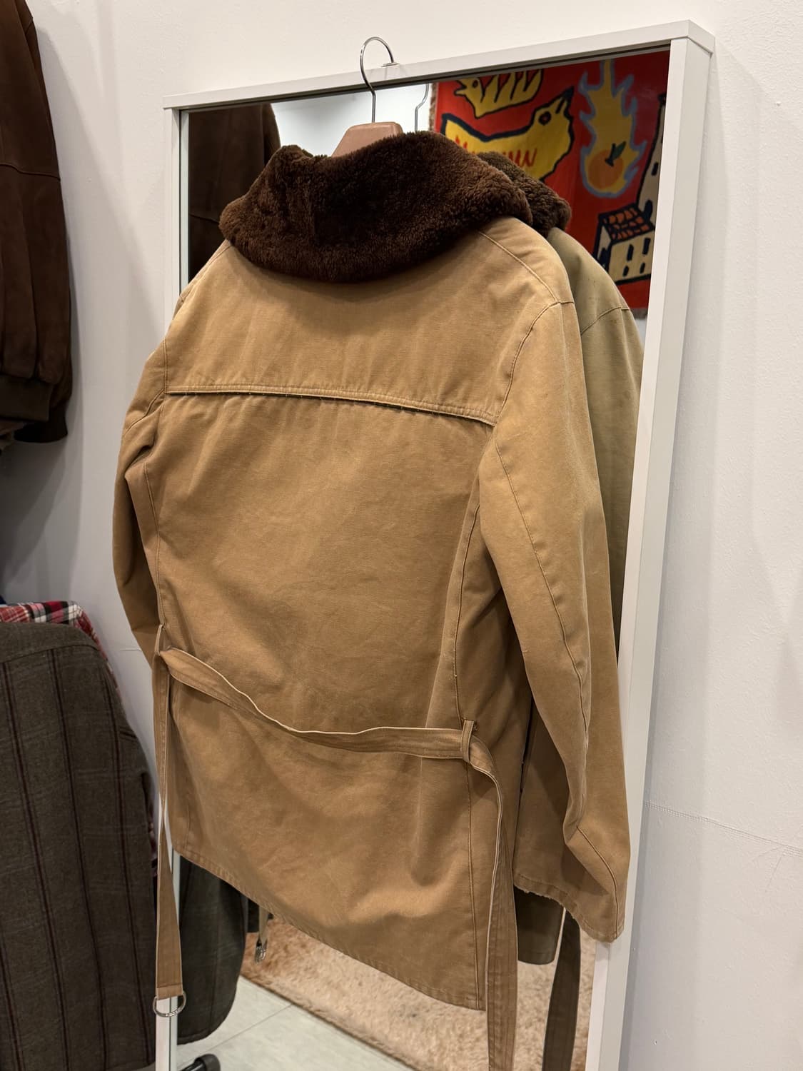 70s Vtg 프렌치 무톤 매키노 랜치 코트 상품이미지6