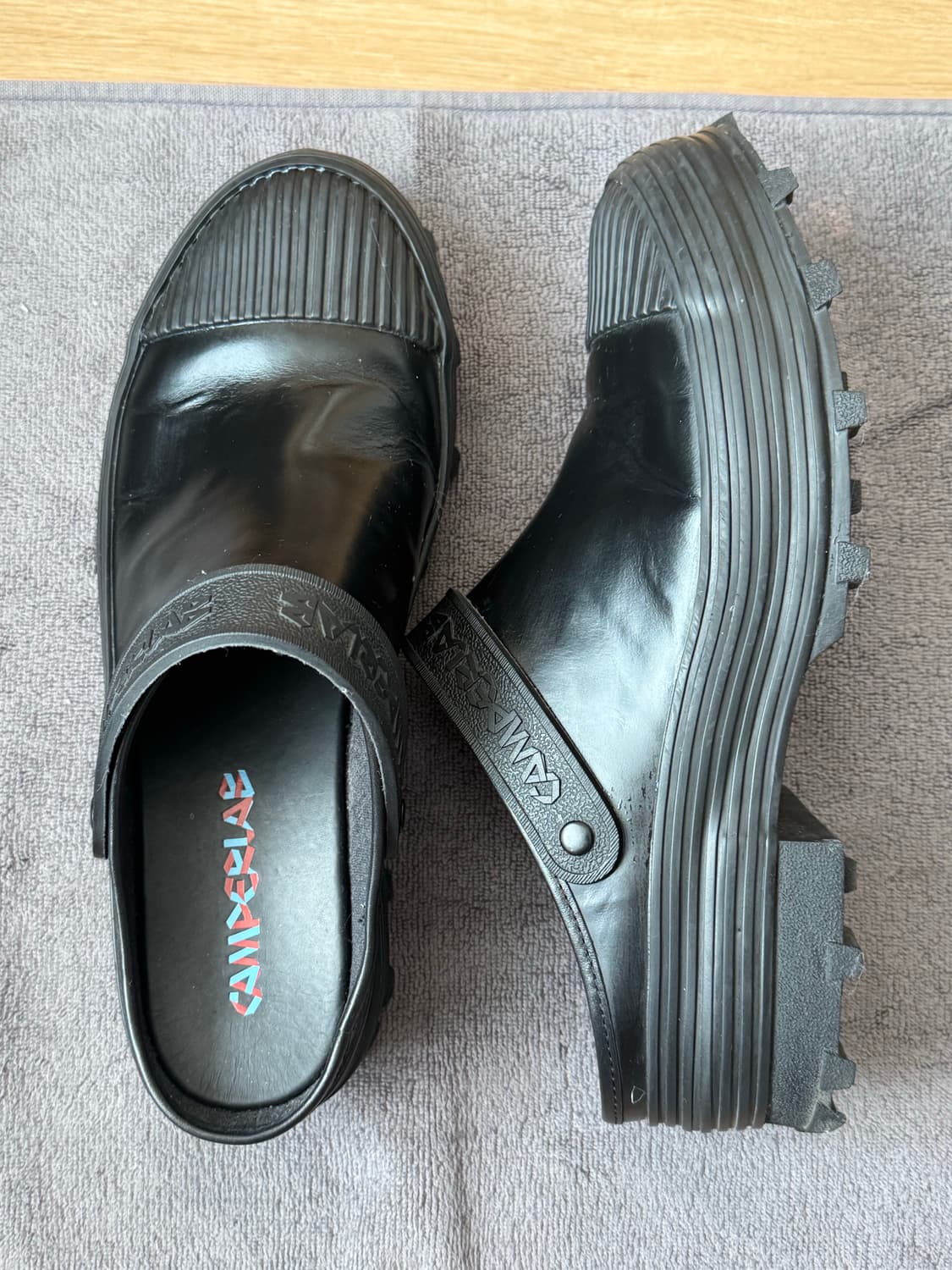 [정품/IT 44] 캠퍼랩(CamperLab) 트랙토리 클로그 블랙 -  상품이미지5