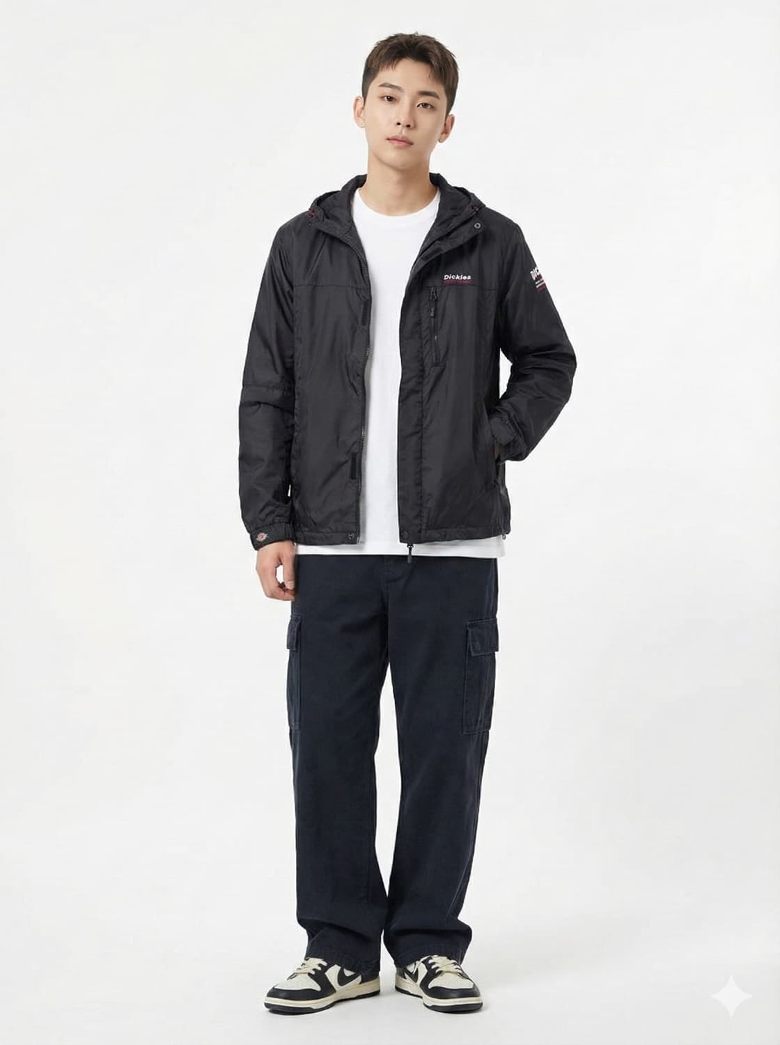 Dickies 디키즈 로고 자수 후드 바람막이 자켓 상품이미지1