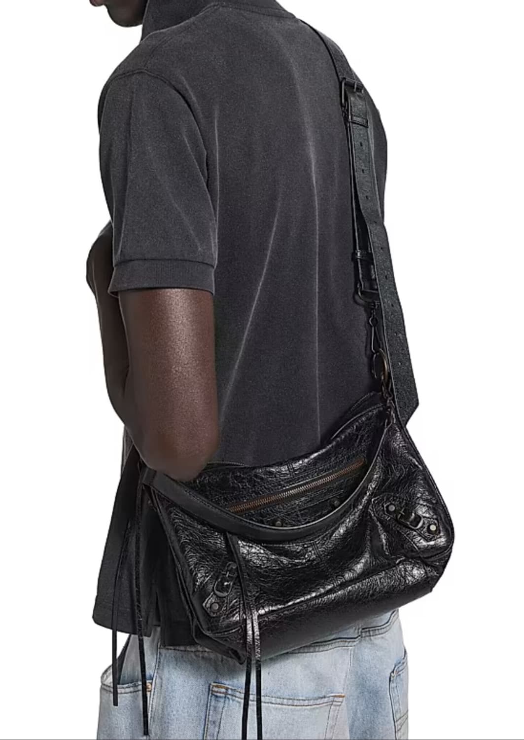 [새상품급 정품] 발렌시아가 르 시티 모터백 모토 블랙 상품이미지8