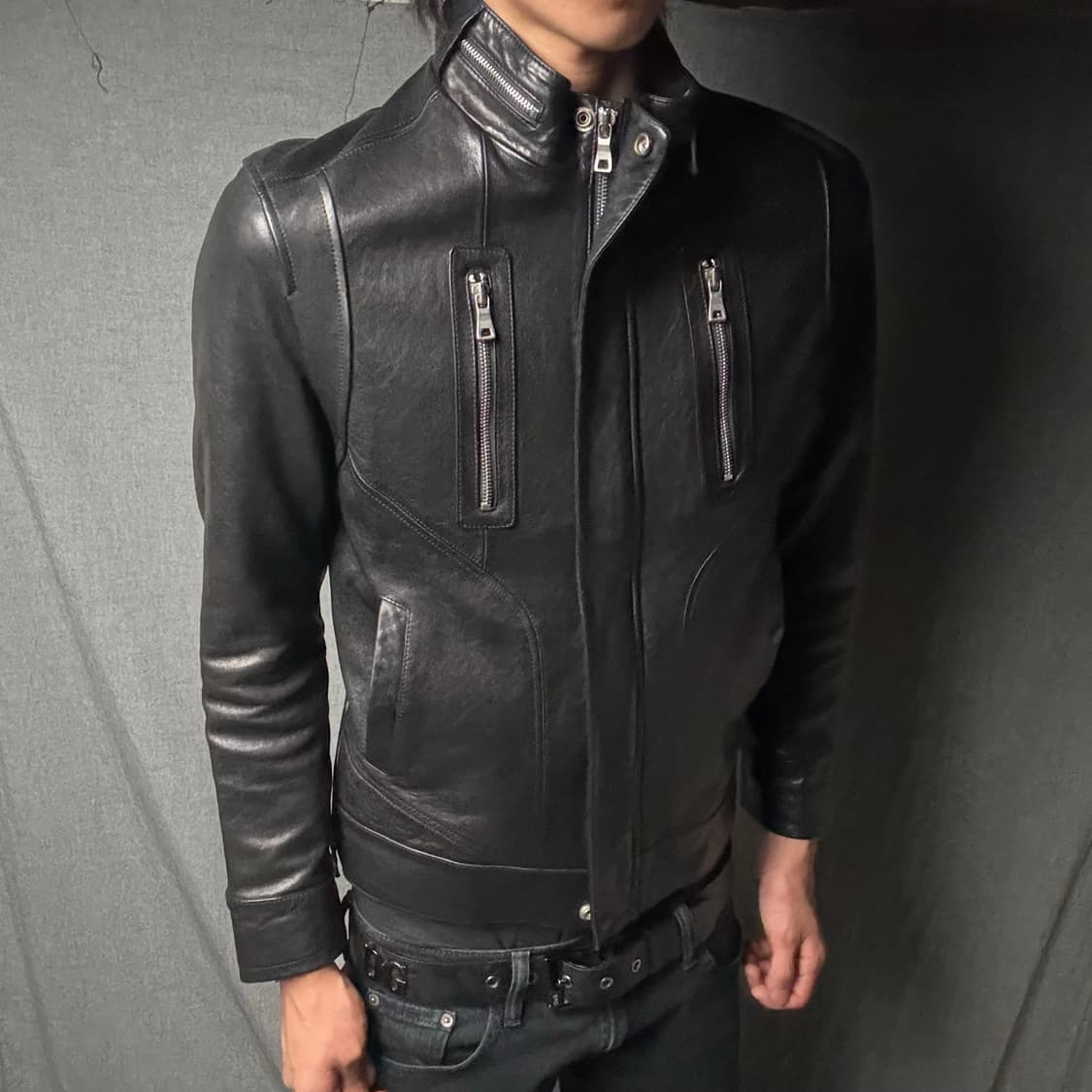 ltaly lamb skin leather jacket 상품이미지2