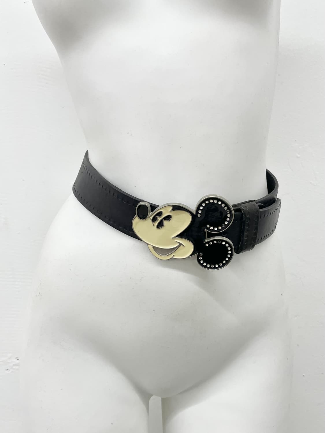 리얼레더 미키 버클 벨트 상품이미지2