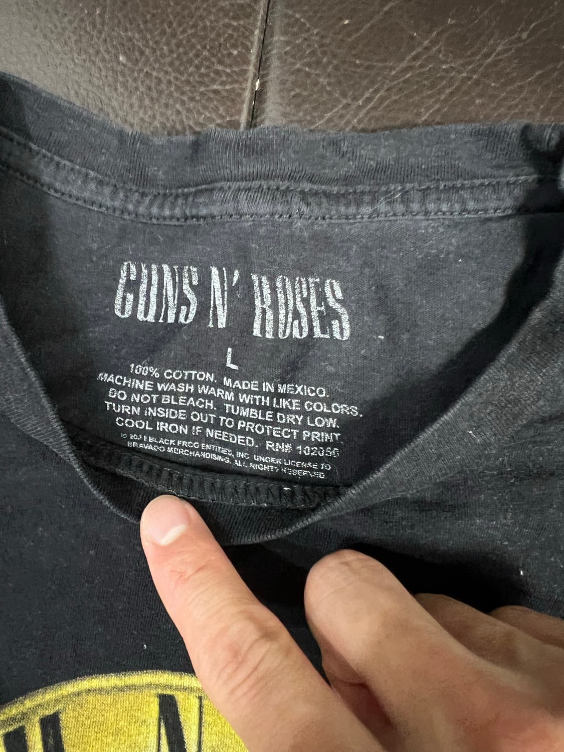 Usa Guns N' Roses 건즈앤로지스 블랙 반팔 티셔츠 상품이미지2