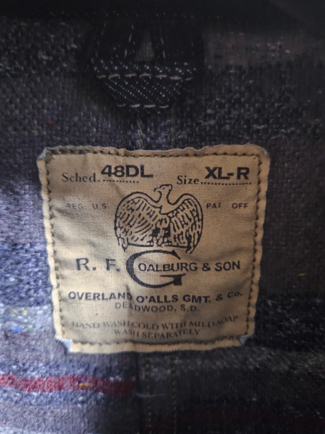 콜림보 Indigo S.R.Garrison Denim Jumper XL 상품이미지3