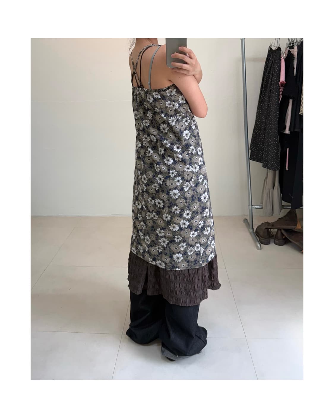 빈티지 플로럴 원피스 상품이미지2