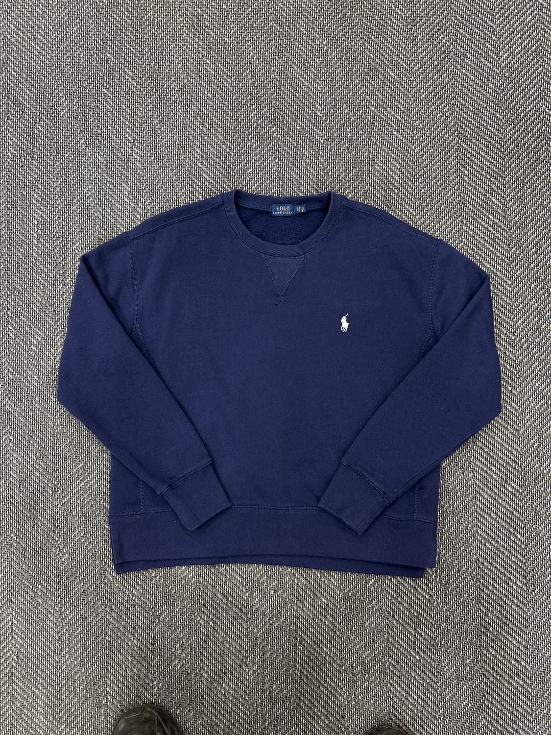 폴로  네이비 맨투맨S 상품이미지1