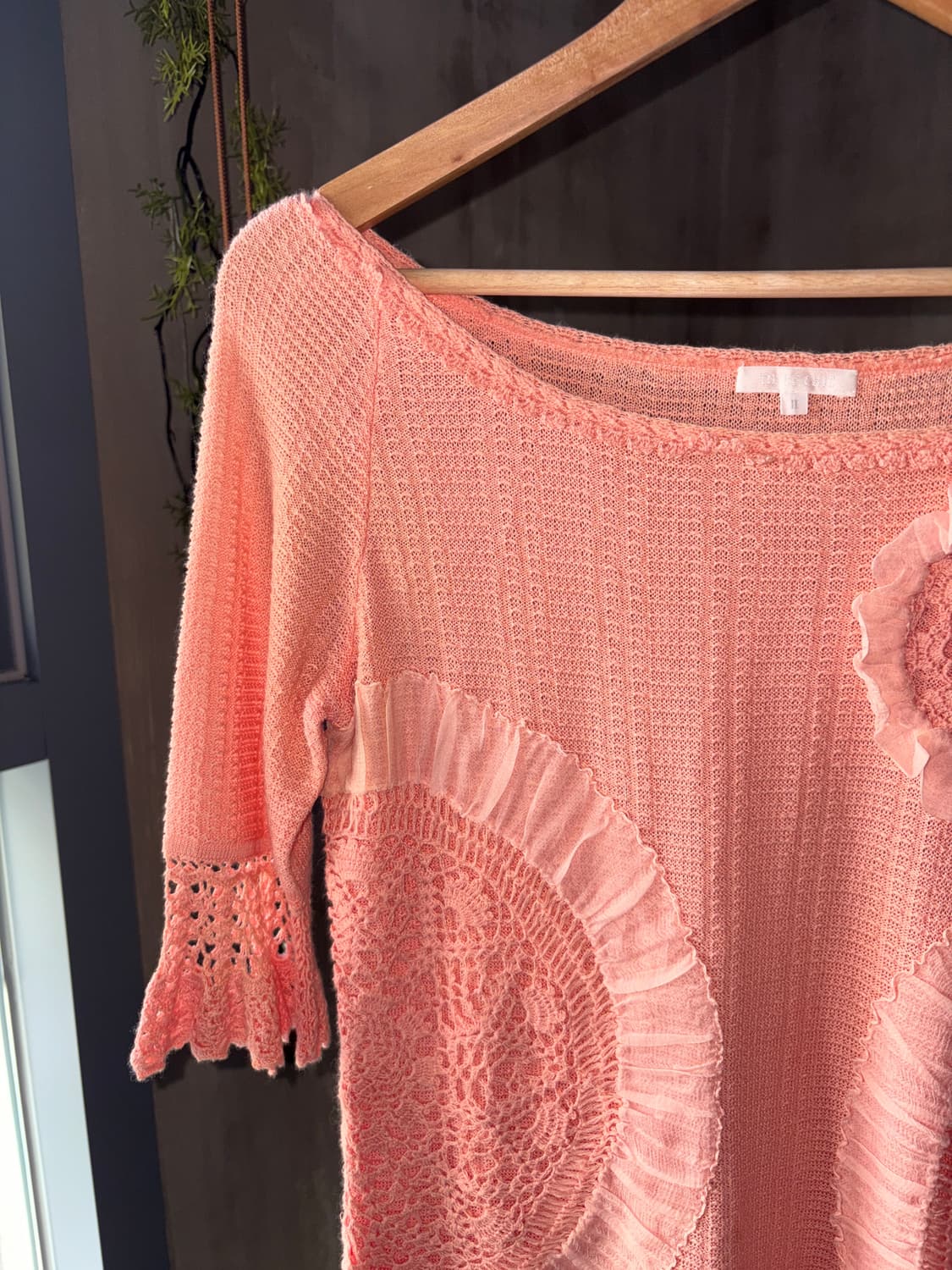 Crochet hlaf knit 상품이미지3