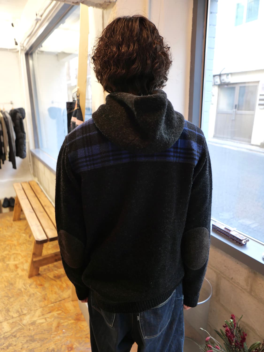 준야 와타나베 후디드 가디건 상품이미지2