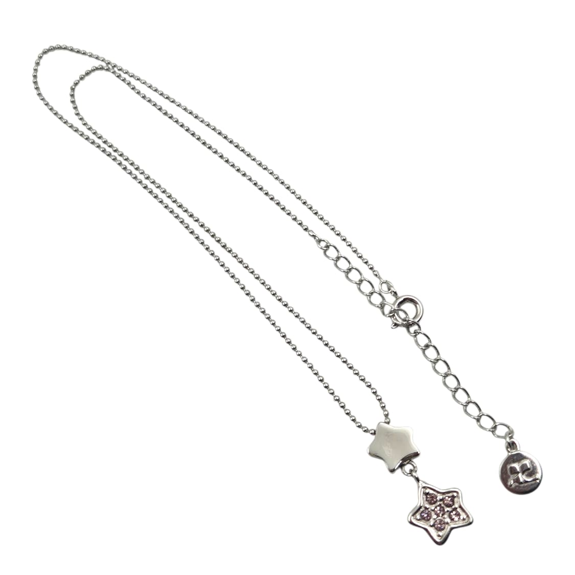 90s 꾸레쥬 스타 크리스탈 목걸이&팔찌 세트 상품이미지3