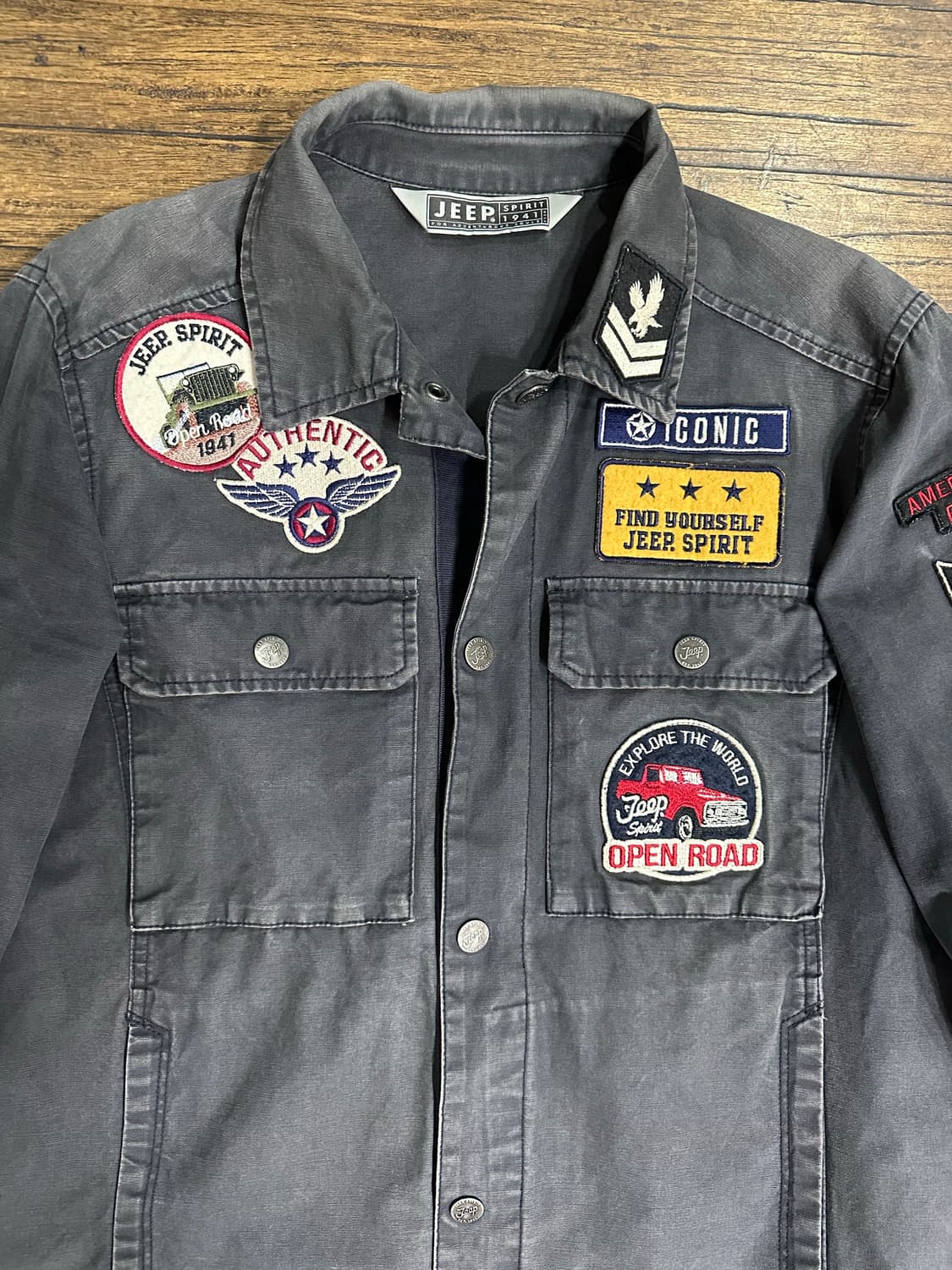 Jeep Spirit 패치 빈티지자켓 L(100) 상품이미지3