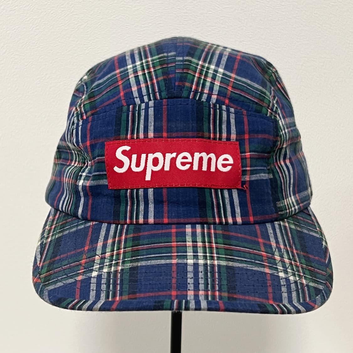 슈프림 2005 플란넬 체크 캠프캡  상품이미지2