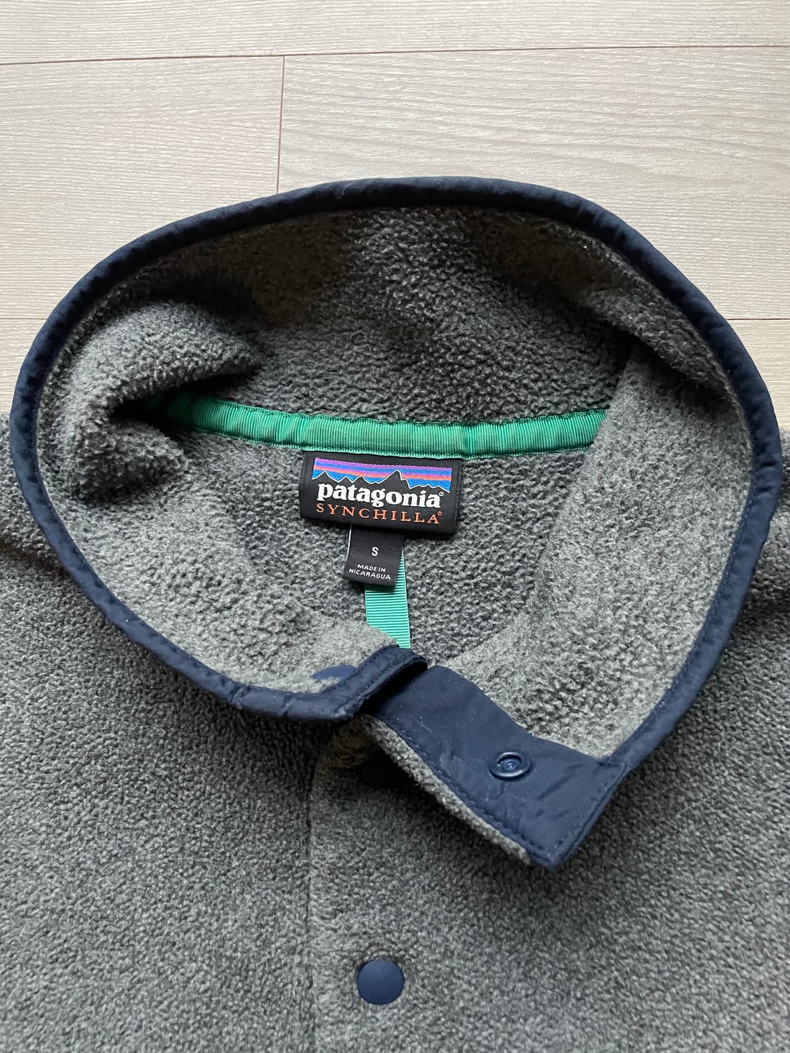 파타고니아 신칠라 니켈 네이비 그레이 플리스 patagonia 상품이미지3