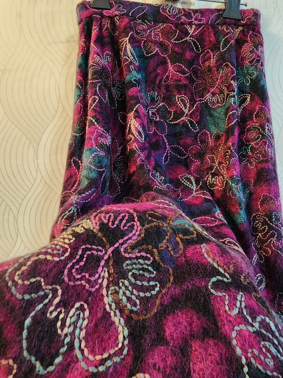 빈티지 수제 모헤어 스커트 44-55 상품이미지6