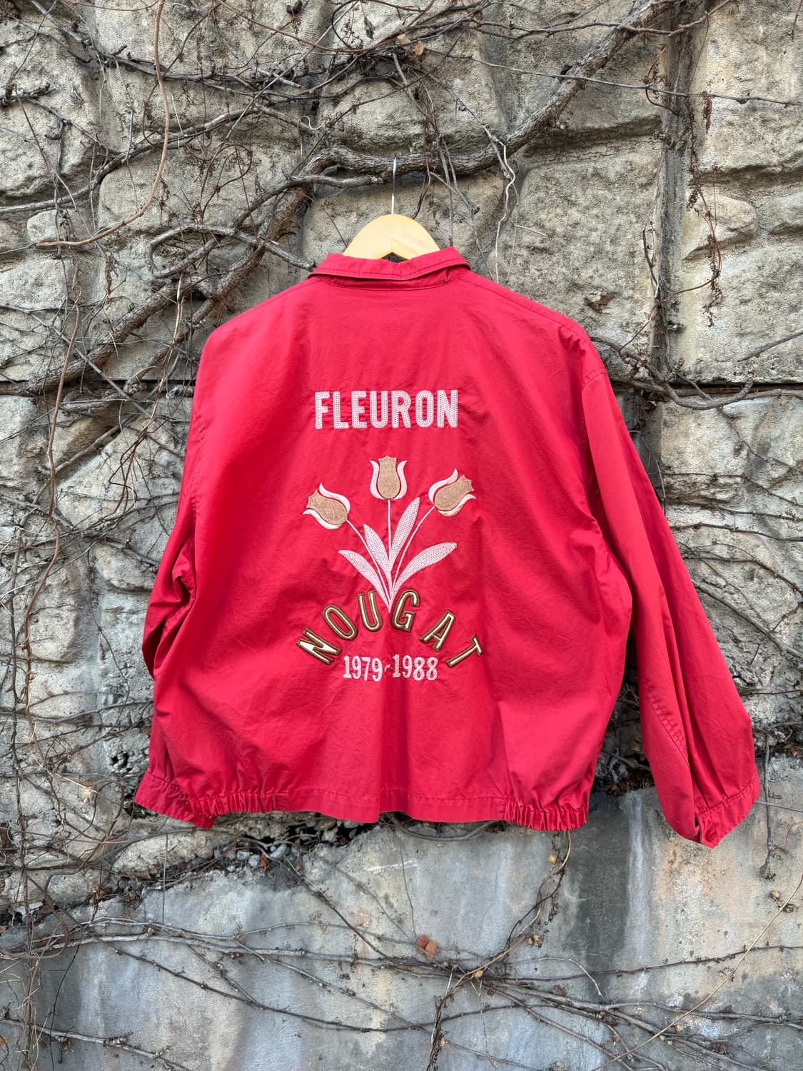 Nougat 빈티지 등 자수 페이딩 스윙톱 자켓 상품이미지2