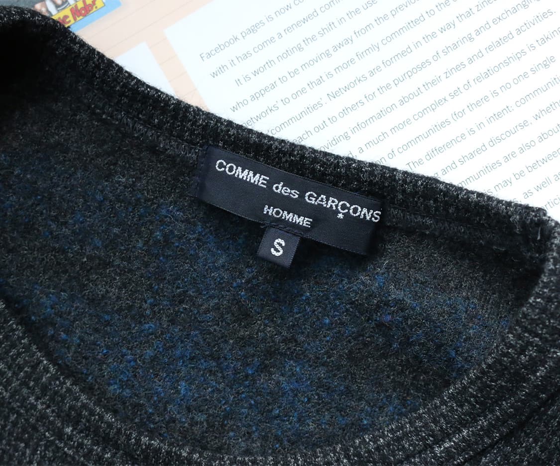 꼼데가르송 옴므 체크 니트 상품이미지7