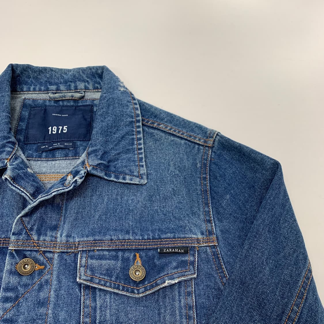 ZARA 자라 데님자켓 청자켓 (XL) 상품이미지3