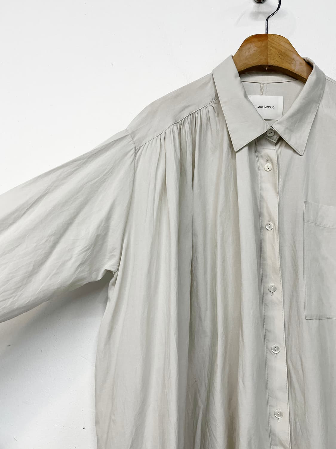 MIDIUMISOLID 셔츠 원피스 상품이미지6