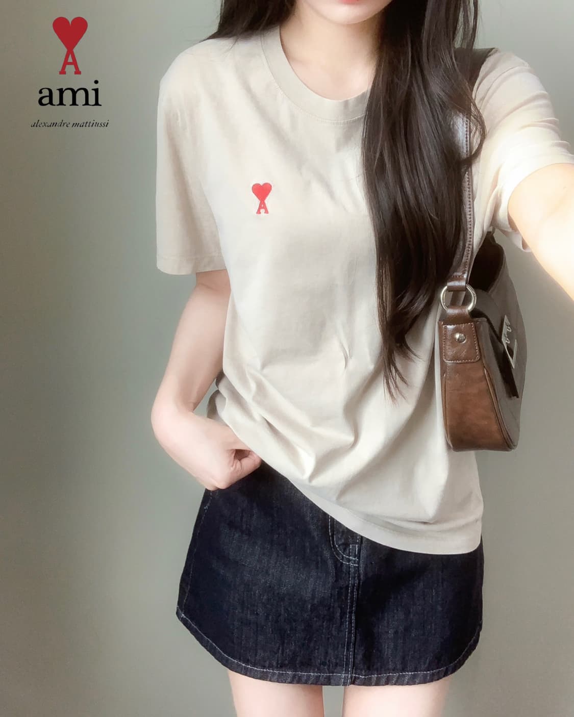 AMI 반팔티 상품이미지1
