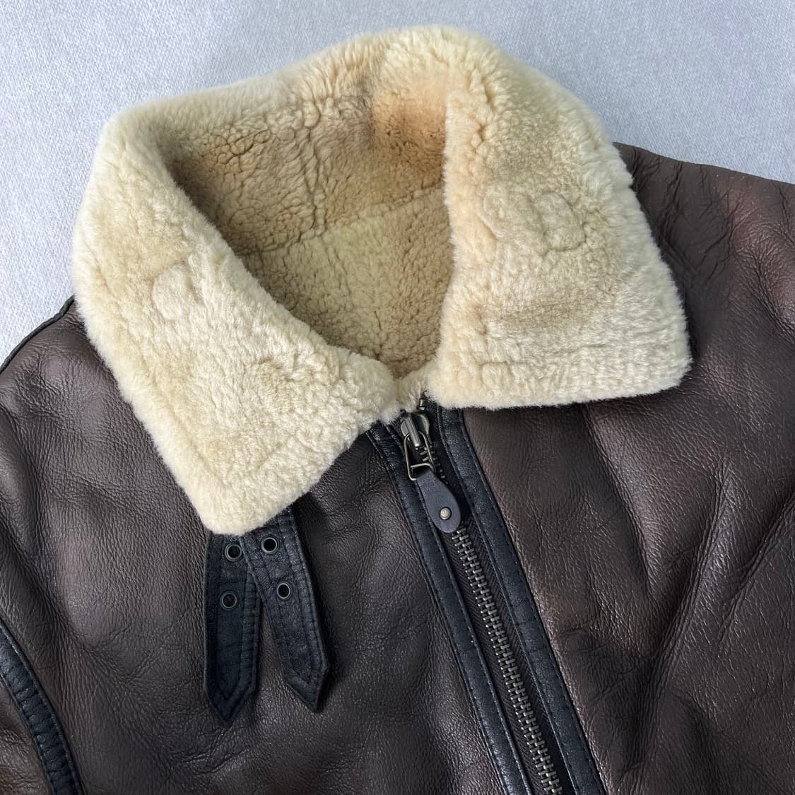 100  B-3 90s 램스킨 무스탕 자켓 상품이미지2