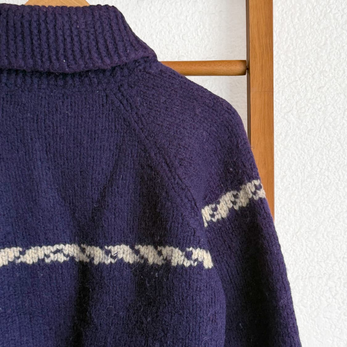 네이비 노르딕 코위찬 니트 가디건 상품이미지8