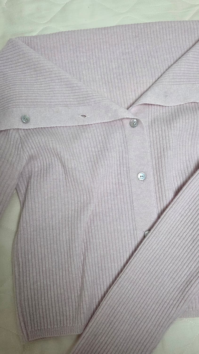 온트 celi 오프숄더 니트 핑크 상품이미지2