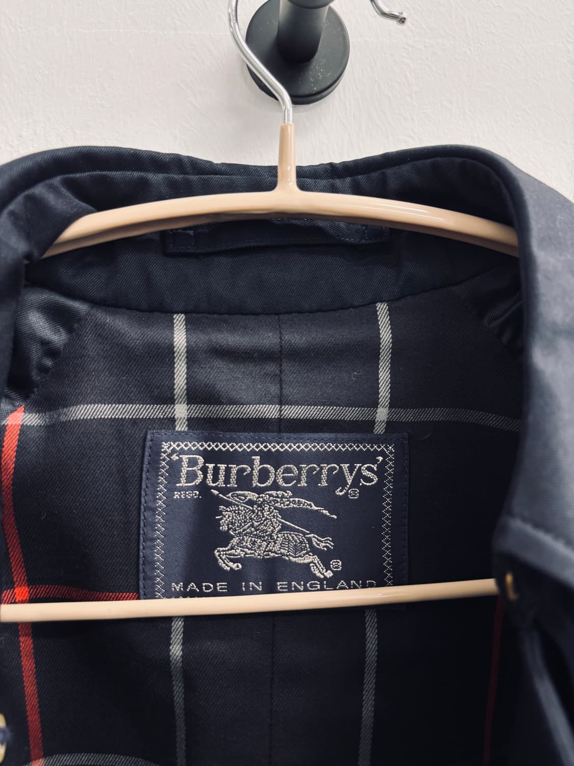 버버리(Burberrys) 아카이브 네이비 트렌치코트 상품이미지7