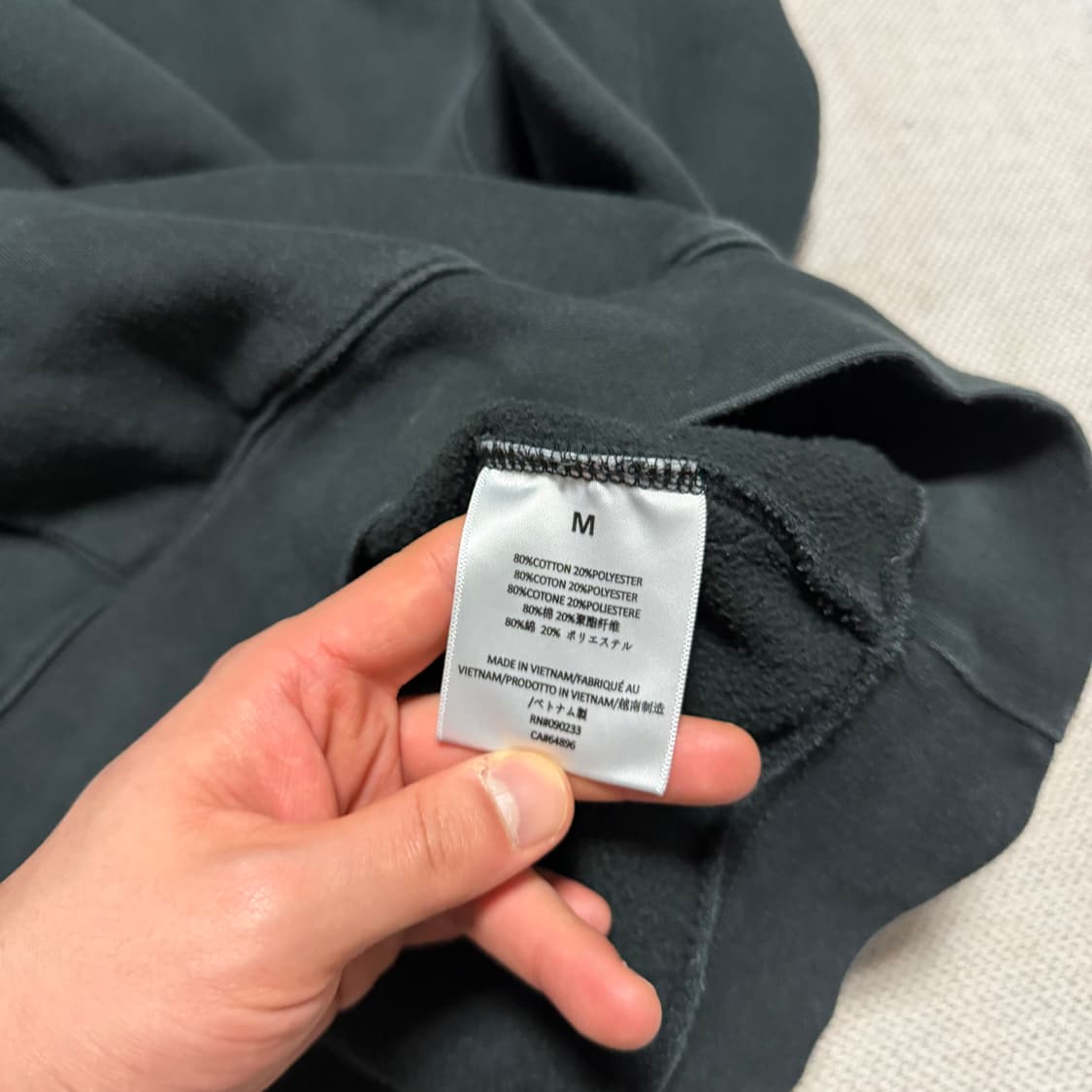 피어오브갓 에센셜 기모 후드티 상품이미지4