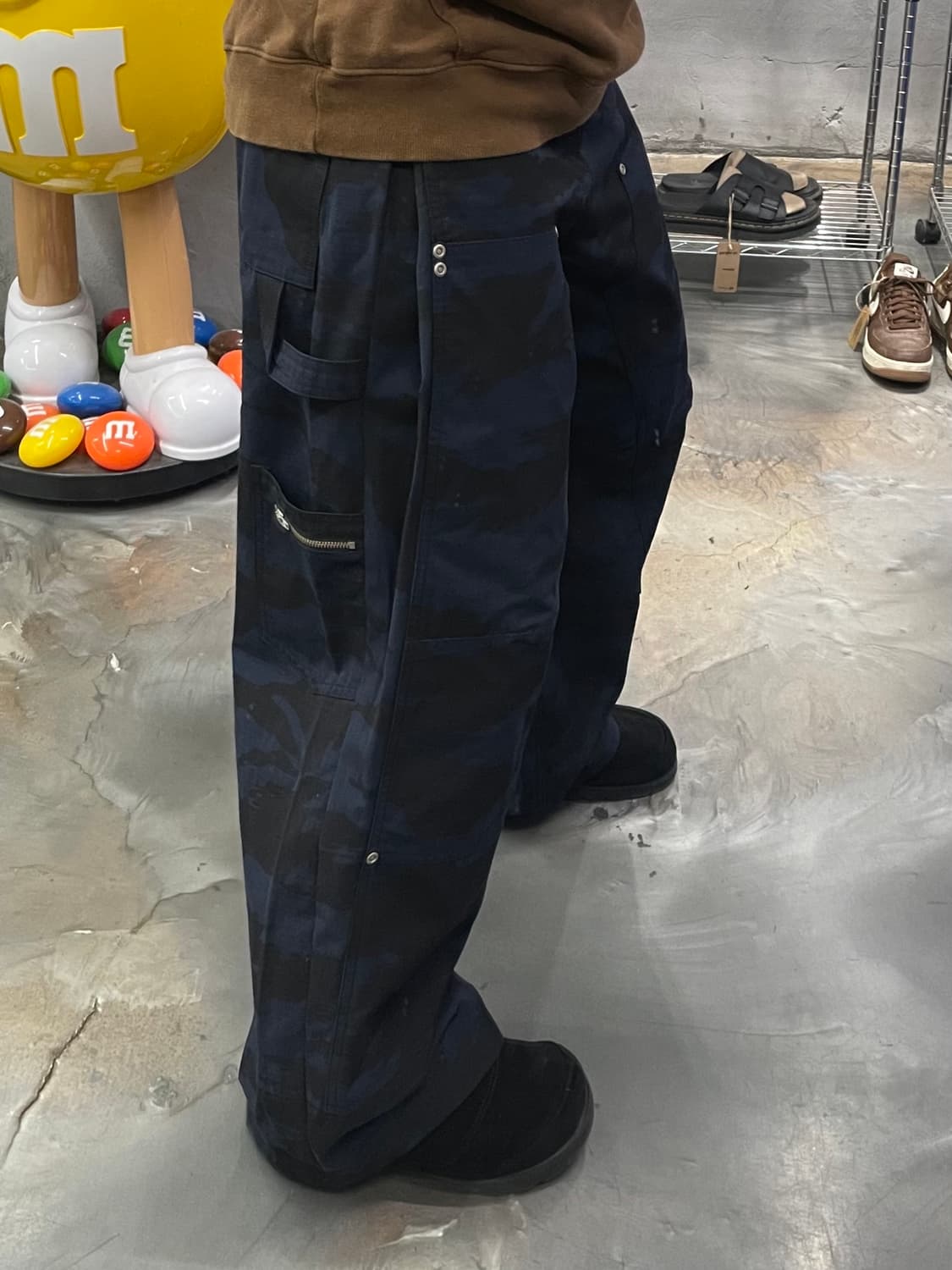 IEY 카모 더블니 카펜터 팬츠 상품이미지9