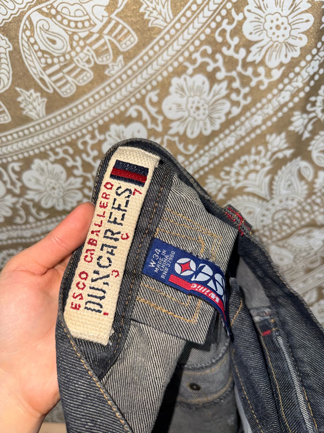 willie x esco카펜터 흑청 데님팬츠 상품이미지7