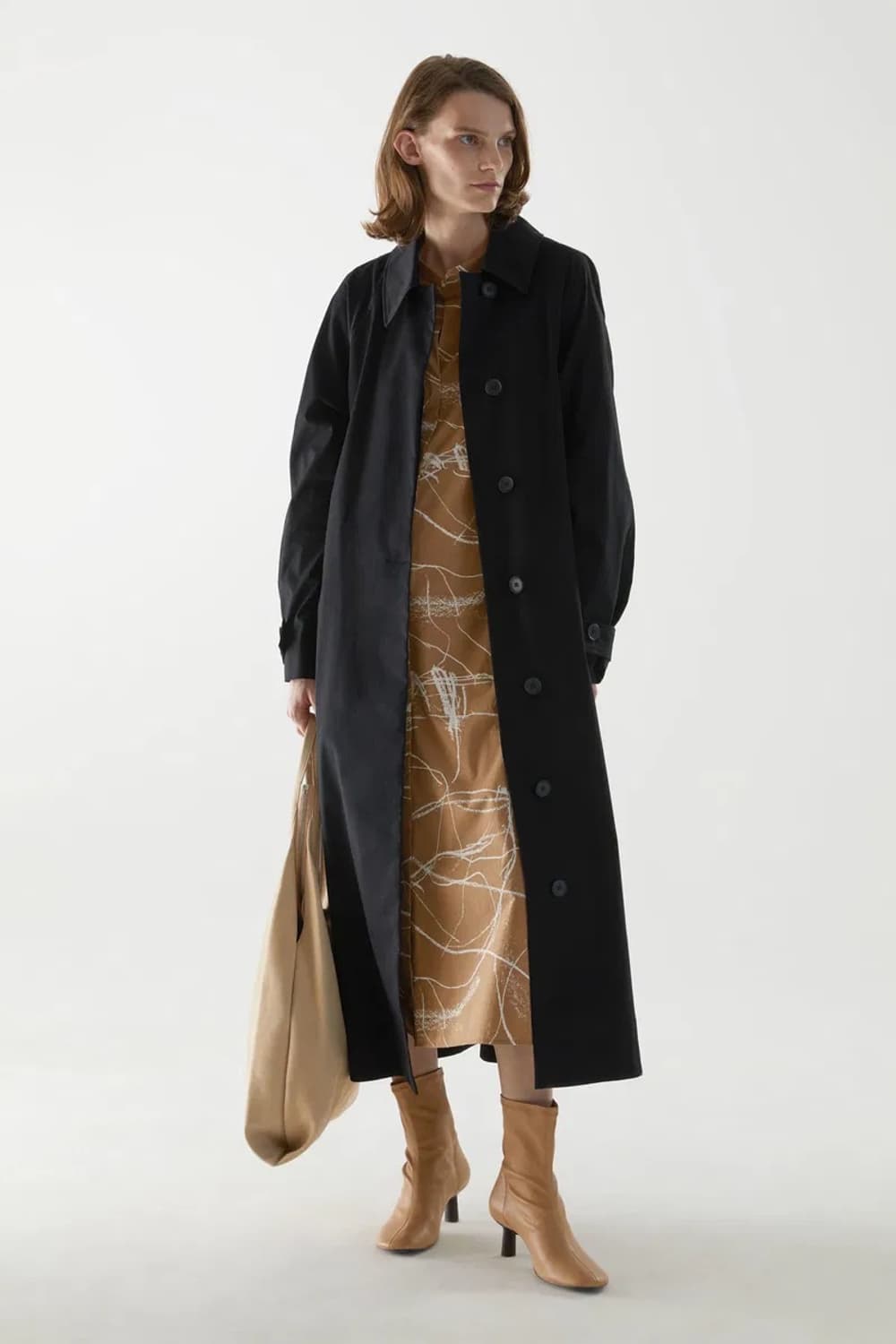 Cos Organic Cotton Collarless ShirtDress 상품이미지4