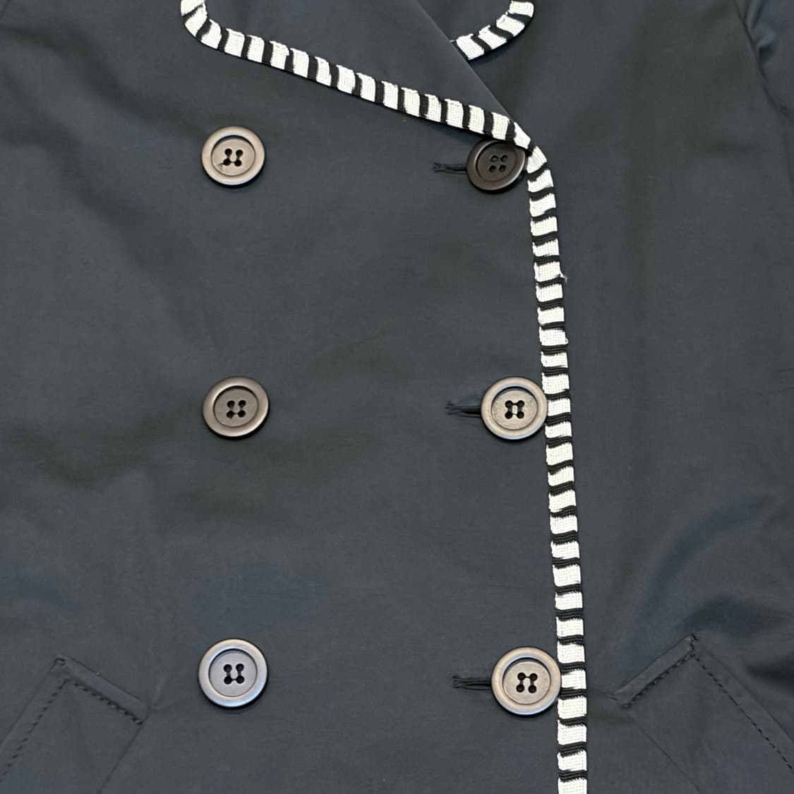 빈티지 미쏘니 하프 트렌치 코트  상품이미지5