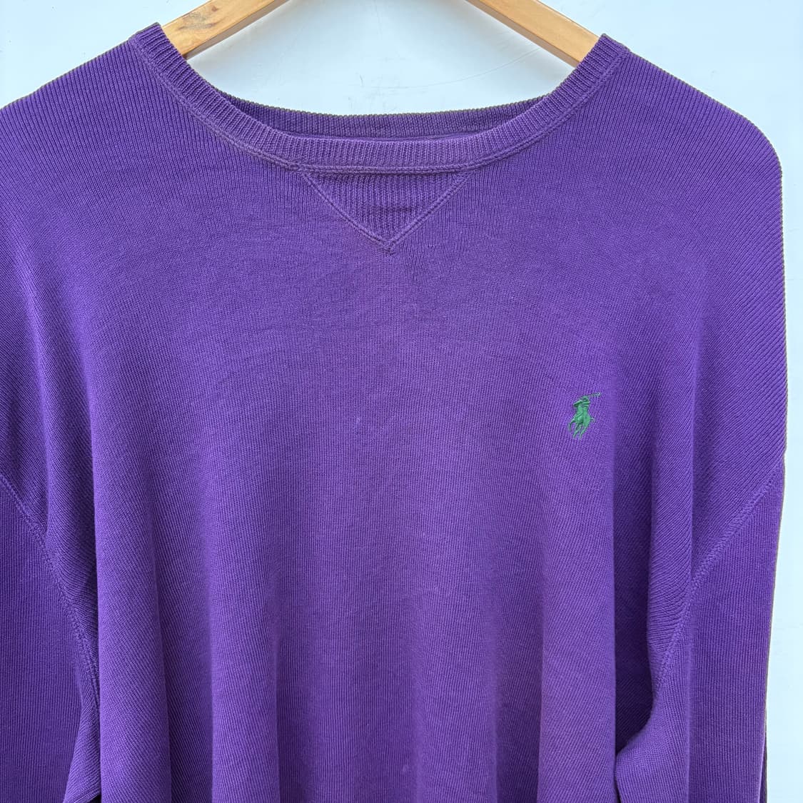 폴로 랄프로렌 퍼플 니트 스웨터 여/XL 상품이미지2