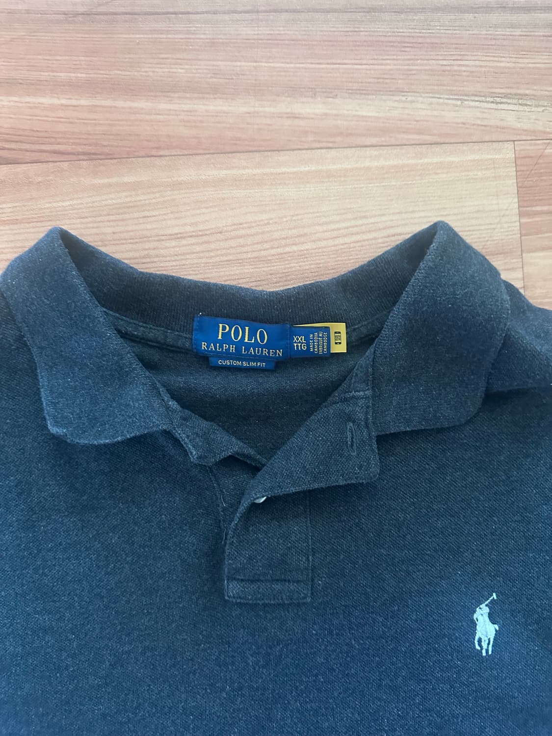 폴로 피케 티셔츠 다크 그레이 3xl 상품이미지3