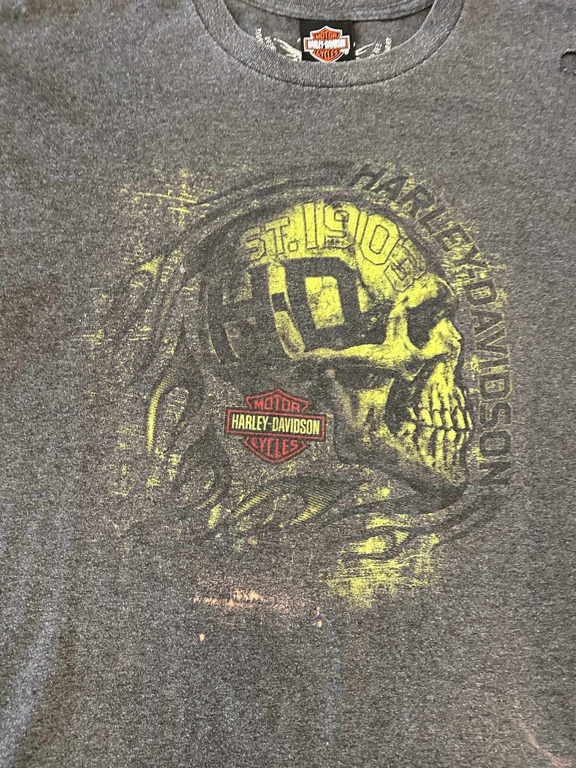 Harley Davison 할리데이비슨 데미지드 롱슬리브 L/S L 상품이미지3